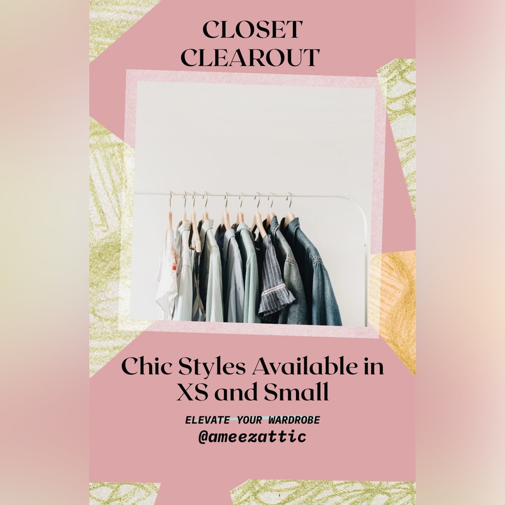 Like to be notified of XS/Small shows featuring items from my personal closet!
